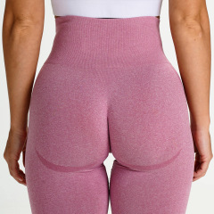 Hot-selling Seamless Knitted Moisture-Wicking Yoga Pants for Women—Sleek, Sexy, and Perfect for Fitness & Workouts