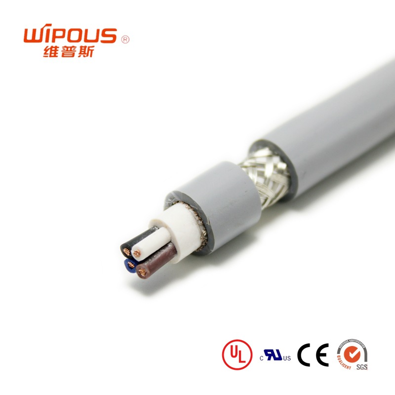 H05VVC4V5-F CE认证 标准型PVC双护套柔性屏蔽控制电缆