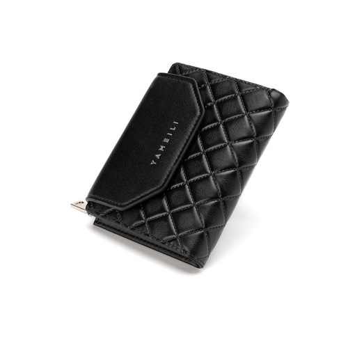 2024 New Wallet Card Holder Large Capacity Coin Purse Short Portable Ladies Compact Diamond Bifold Wallet Trendy