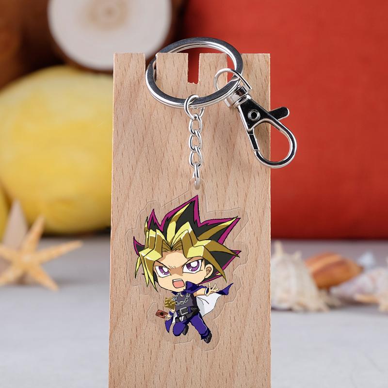 Anime peripheral Game King acrylic keychain Wu Teng game transparent pendant