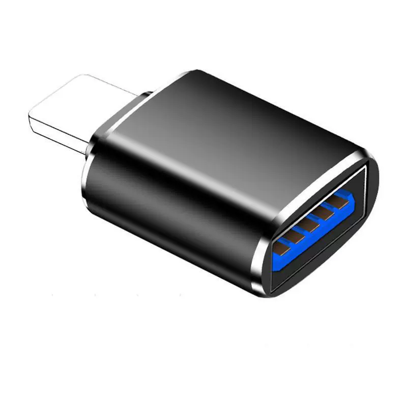 Applicable Apple OTG Rotary U Disk Sound Card Reader Lightning Terminal USB iPhone Phone