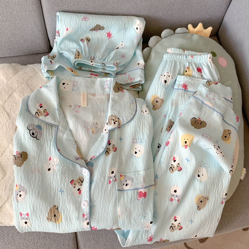 Juego de tres piezas Cloud Cotton-9906 # Star Puppy