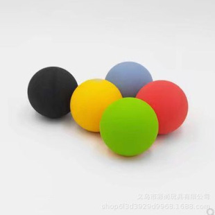 6CM rubber hollow elastic ball children's sports training squash racket bouncing ball can be printed with various logos