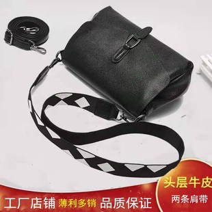 (Cross-border trading), leather brown summer shoulder bag one shoulder, genuine leather, high-quality style