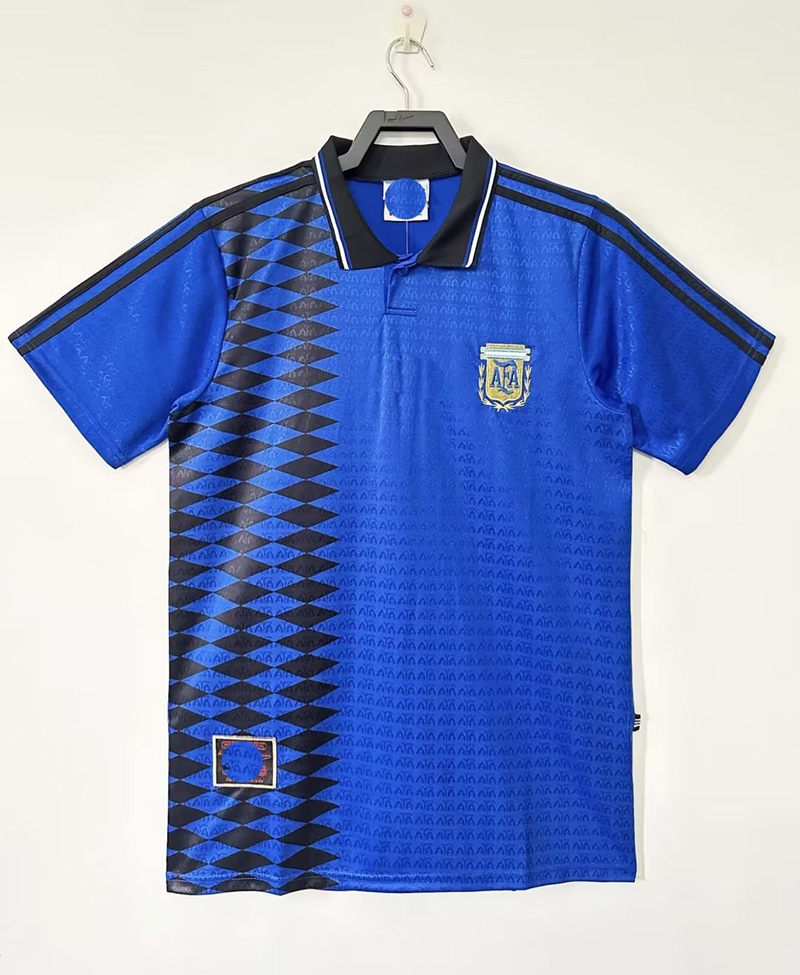 Camiseta retro clásica de la selección de la Copa del Mundo Argentina Brasil Francia Holanda Inglaterra Beckham manga corta