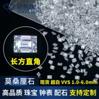 Прямоугольный прямой угол Mo Sang Li Car Car Flooring/Che Ping Lite Stone Jewellery Часы с каменными бриллиантами