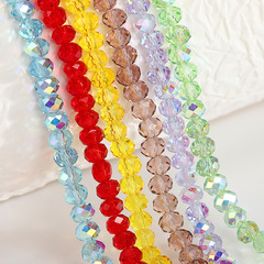 高品質フラットビーズホイールビーズ手作り DIY クリスタルガラスビーズジュエリービーズルースビーズジュエリーアクセサリー卸売