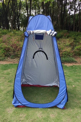 Mobile Toilet, Fishing Camping Avtomobil dam çadırları - royal-blue-3-window-single