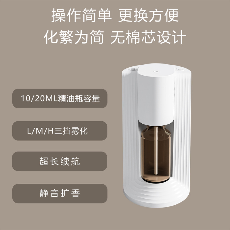 家用卧室精油雾化扩香机 充电式无水自动喷香机 车载香薰机|undefined