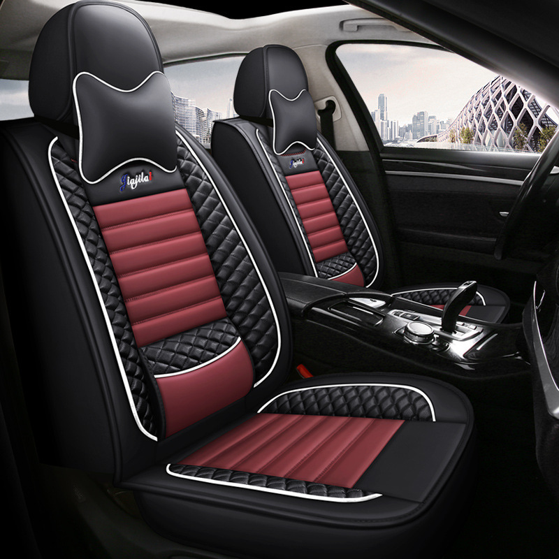 跨境批发JJL四季固腰全包汽车坐垫新款运动座垫通用座套内饰用品