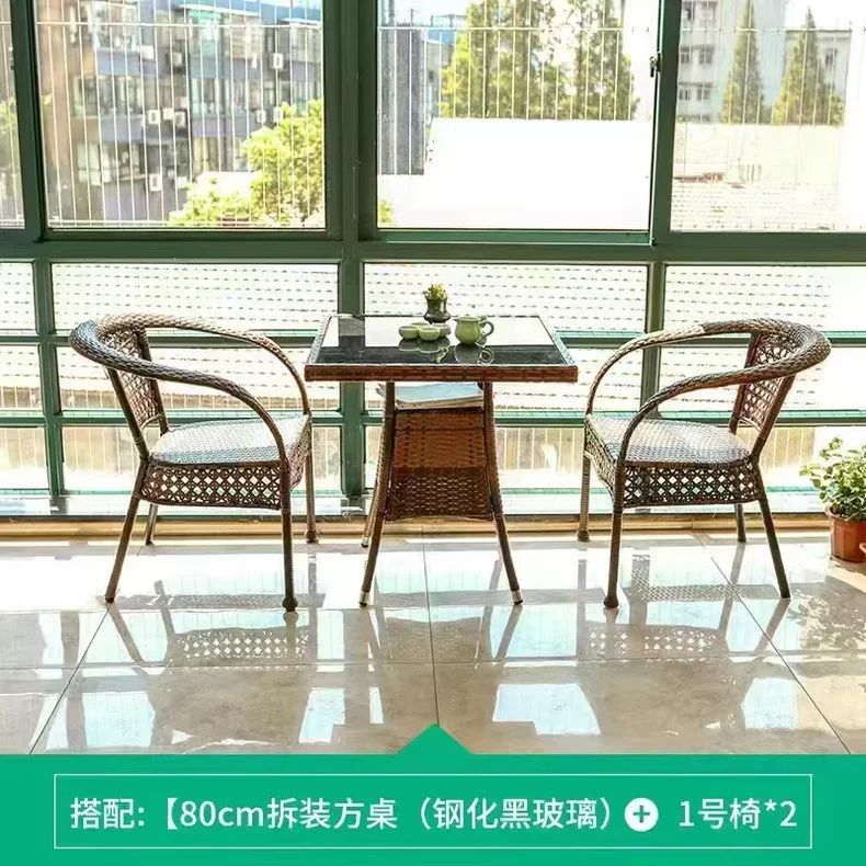 의자 2개 + 정사각형 테이블 80개 [쿠션 무료]