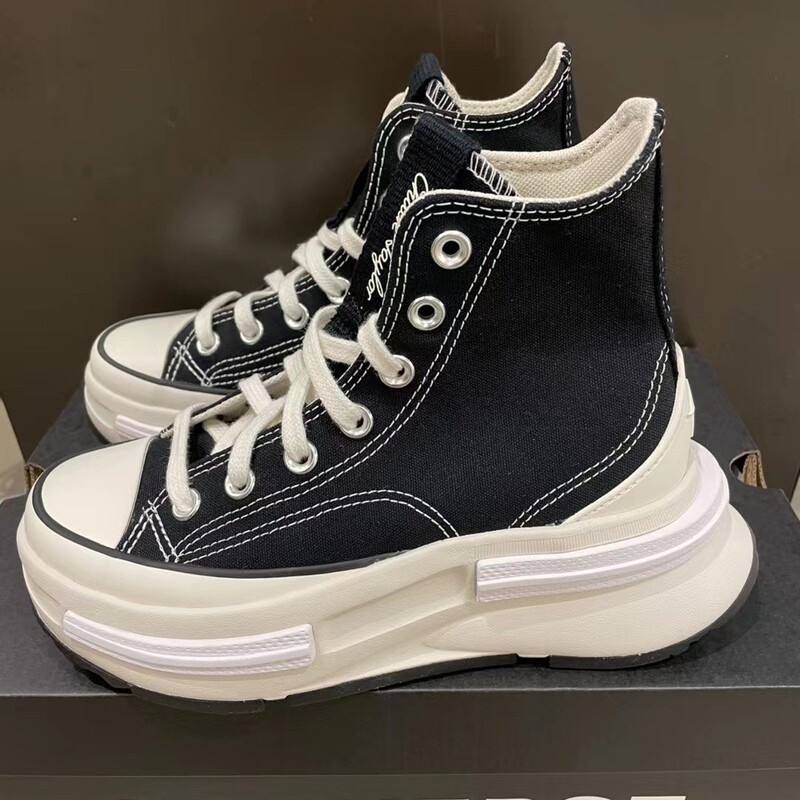 Putian 100 Anniversary Limited Thick Bottom Sandwich Height Increasing CX High Top Canvas Shoes Luffon Couple's Height Increasing Men's and Women's Shoes