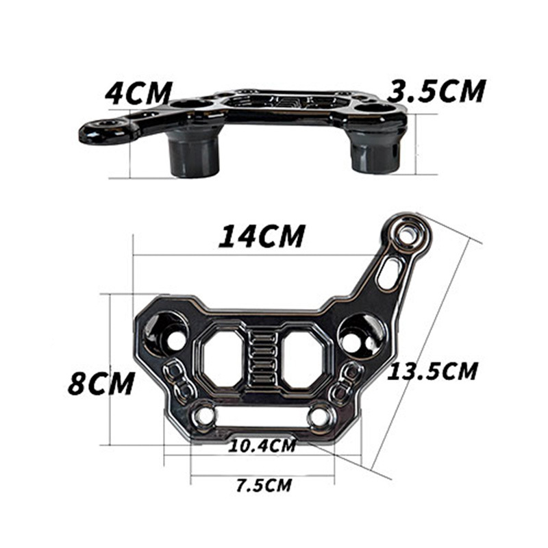 Suitable for Jeep Jeep Wrangler Jl Modified A-Pillar Double-Layer Spotlight Bracket Aluminum Alloy Spotlight Bracket Accessories