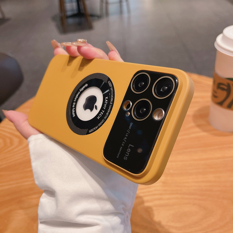 Iphone15promax携帯ケース保護鏡大窓pcフロスト漏れPhone14pro高級感を適用|undefined