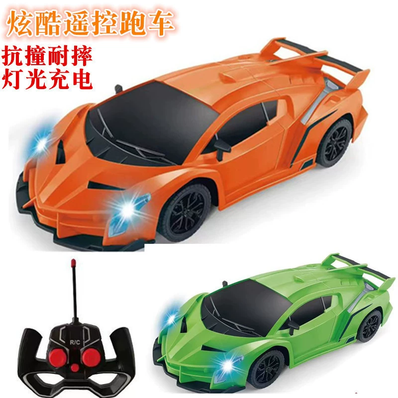 Детский симулятор автомобиля с дистанционным управлением, перезаряжаемый, черная технология, освещение, высокоскоростной дрифт, гоночный пульт дистанционного управления, игрушка для мальчика
