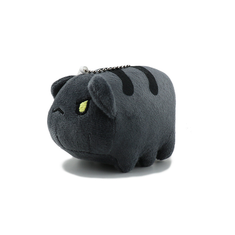 国境を越えた新商品猫虫カレーぬいぐるみアニメかわいいキーホルダー|undefined