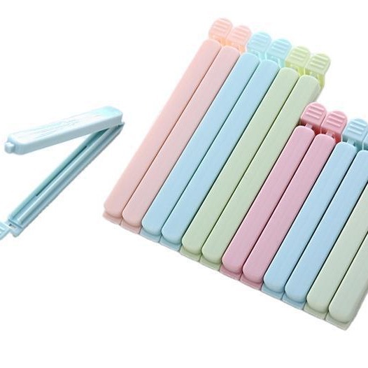 Paquete de cinco colores nórdicos clip de sellado bolsa de alimentos clip de sellado clip de conservación de alimentos bolsa de plástico bolsa de aperitivos clip de sellado