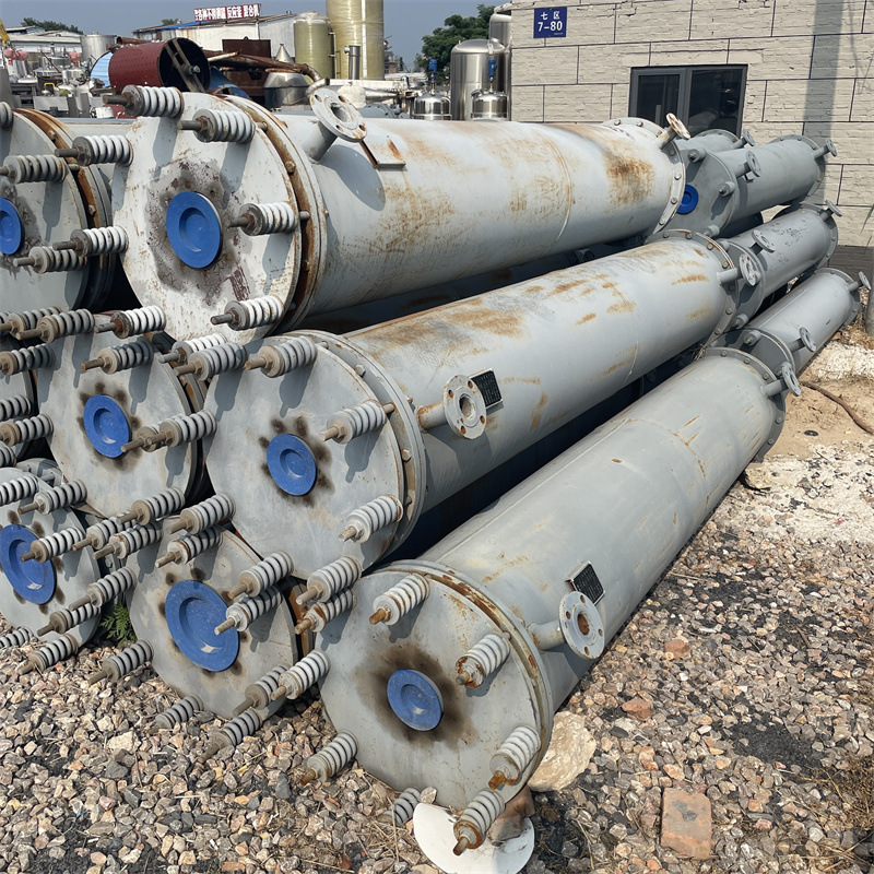 回收二手石墨冷凝器  化工真空冷却设备 二手工业冷凝器