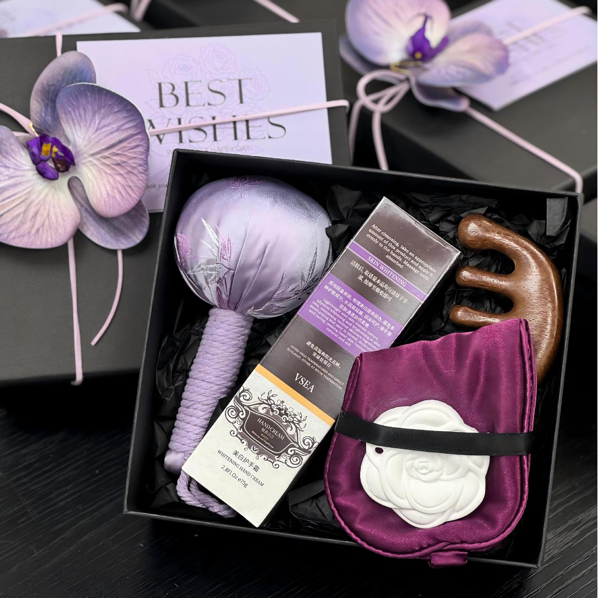 스타일 8 [건강망치 + 핸드크림 + 마사지 빗 + 아이마스크 + 아로마테라피 행잉피스]