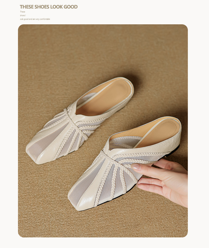 Sandal cao gót nữ mũi nhọn quai chéo gót 5 cm phong cách Hàn Quốc — đen chi tiết 12