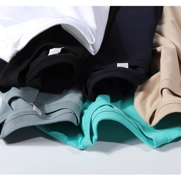 新作250gヘビーウェイト純綿ラウンドネック長袖Tシャツ メンズ トレンドブランド ファッション カジュアル ゆったり プリント 熱転写プリントトップス