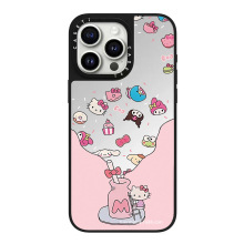 C家2.0镜面凯蒂猫联名款苹果16适用iphone16pro手机壳卡通15潮牌