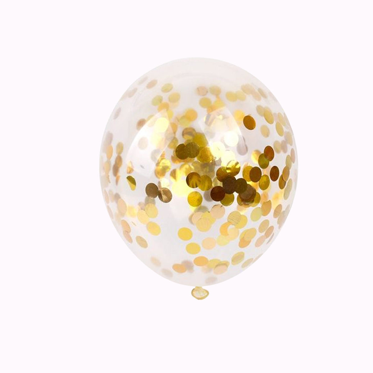单气球金色亮片