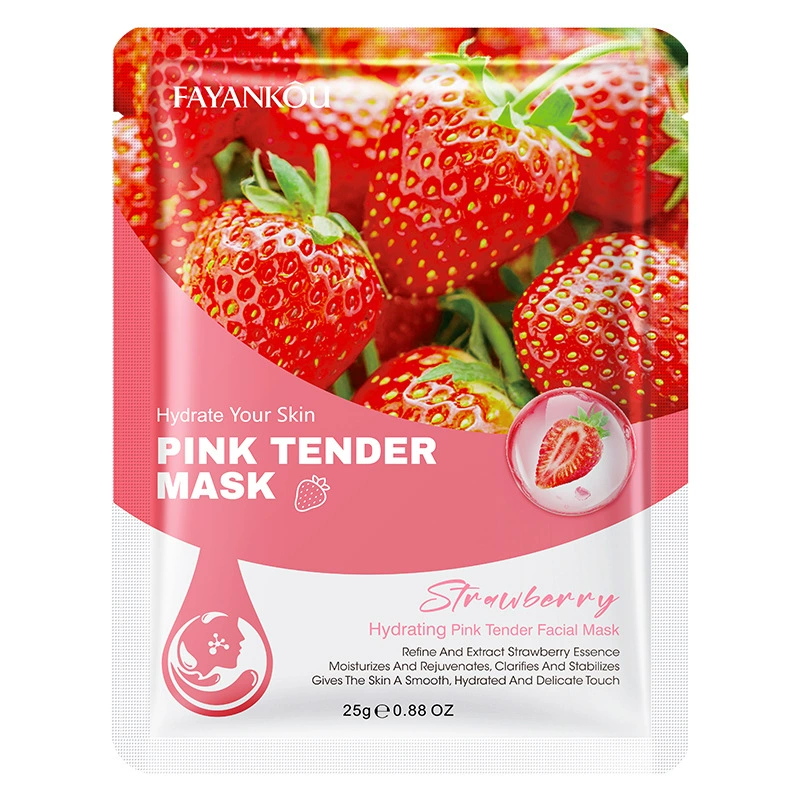 Маска для лица FAYANKOU Rose & Fruit Sheet Masks, 25 г, одноразовый пакет, увлажнение