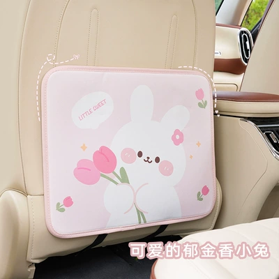 Chair back anti-kick pad: Mat Cute Car Backseat Anti-Kick