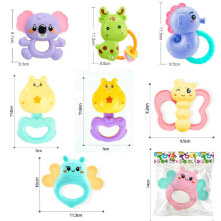 Baby Hand Rattle Toys, Baby Cartoon Animal Rattles, Infant Educational Early Education Toys, Kidsren's Small Gifts
