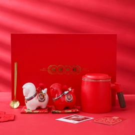 招财猫;陶瓷工艺品;招财摆件