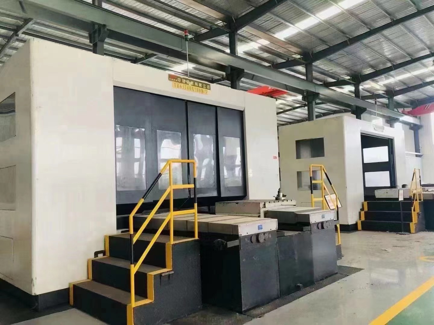 处理二手中捷TH65100x100B-3卧式加工中心工作台承重3000