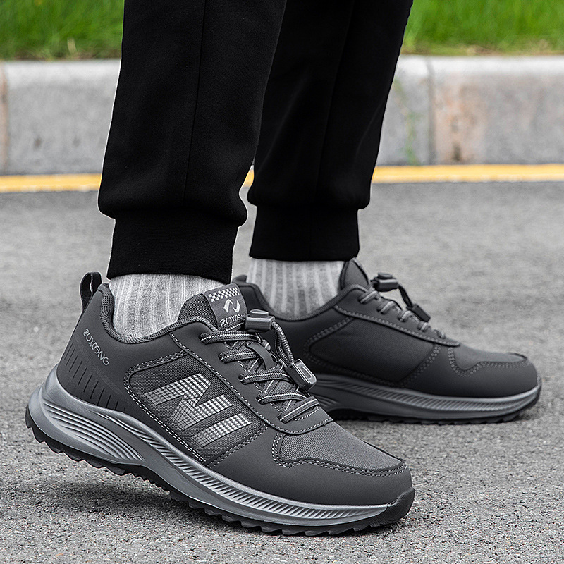 Zapatos para hombres primavera y otoño zapatos para padres de mediana edad cómodos antideslizantes suaves zapatos deportivos casuales image 3