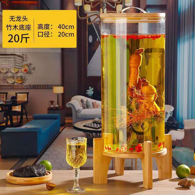Hervidor frío de gran capacidad, hervidor de agua frío con grifo, hervidor de limón, jugo, bebida de cola, contenedor de barril, botella de vidrio de vino empapado