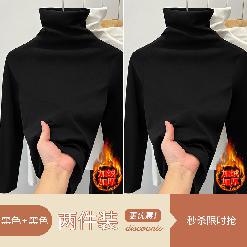 블랙 + 블랙 [터틀넥]