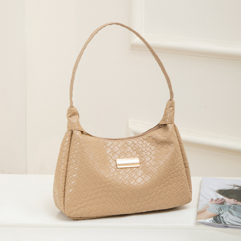 Bolsa debajo de las axilas otoño y invierno nueva bolsa de mujer de gran capacidad, moda de alta calidad, bolsa de hombro de viaje simple.