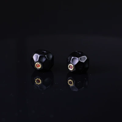 Accessories, Loose Beads, Wholesale – Zərgərlik ara hissələri - black-onyx-inlaid-model