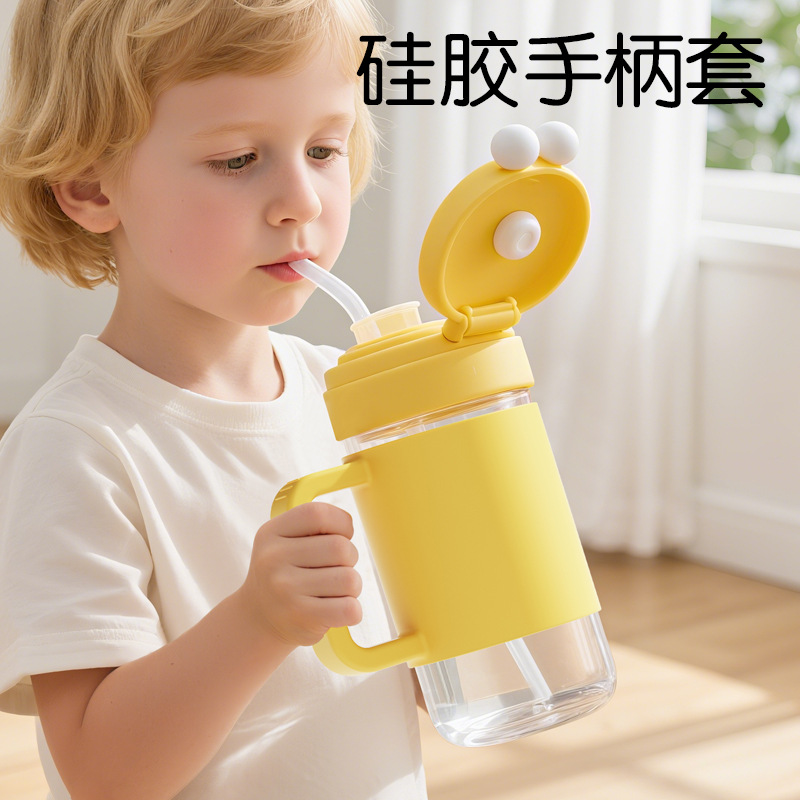 热销新品儿童通用水壶保护套喝水带手柄保温杯套手提便携水杯手柄