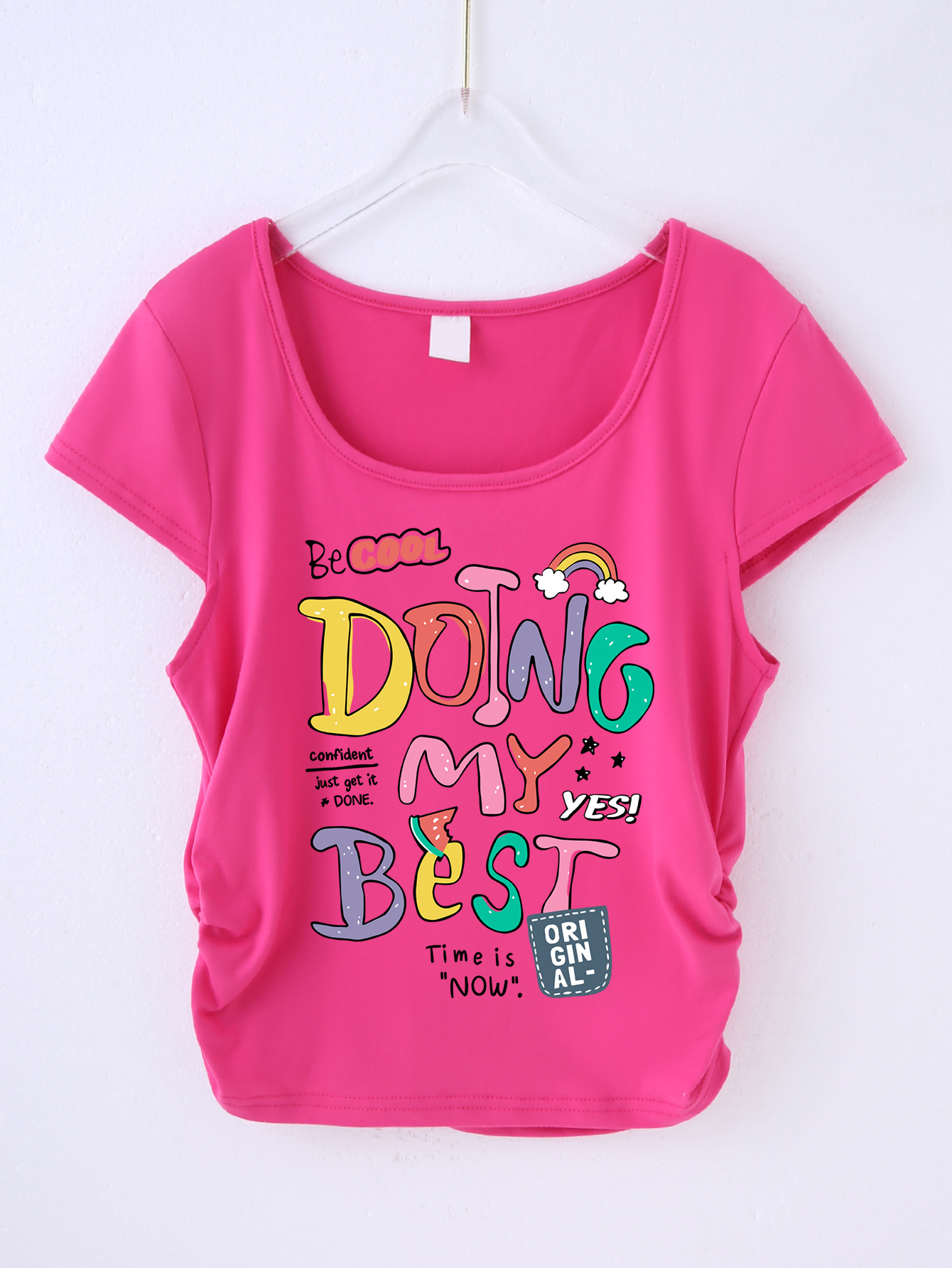 Letter-Rose 티셔츠