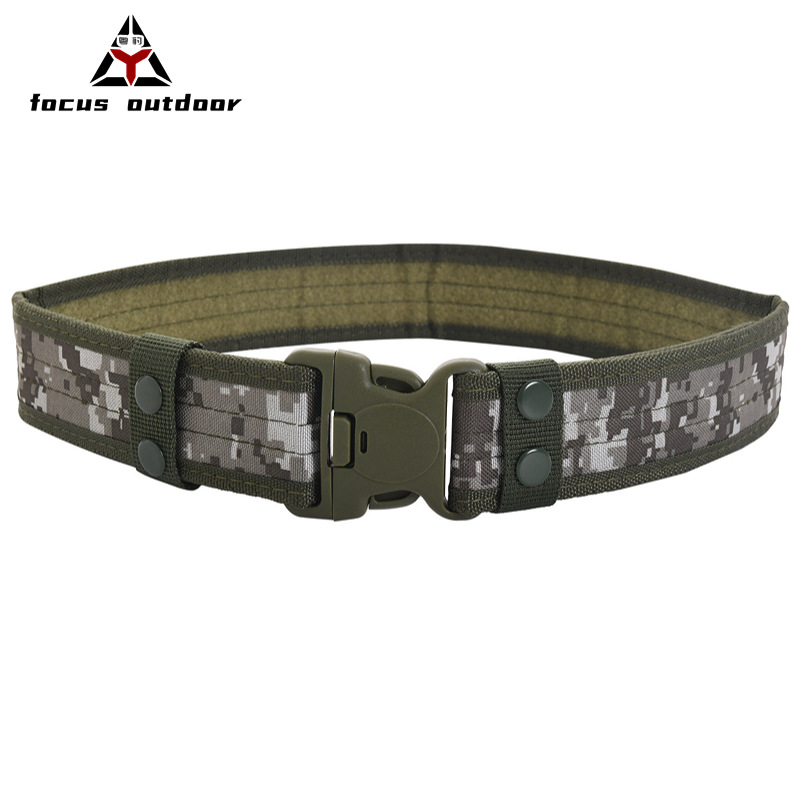 Deportes al aire libre suministros fijo vinculante cinturón de material EVA ventiladores militares camuflaje táctico cintura sello cinturón exterior