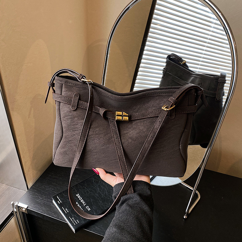 2025 nuevo retro textura mochila de hombro casual bolsas de gran capacidad bolsas de viaje mochila de mujer