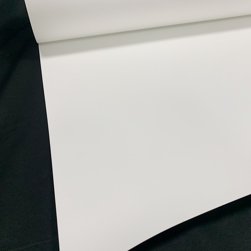 Aoli débil solvente doble mate PP papel sintético 210g estante de exhibición al aire libre roll up demostración imagen puerta-tipo estante Guangzhou