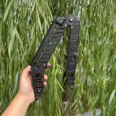 新款折叠弹弓萝卜刀玩具高精度弹弓两用便携户外运动用品厂家直销
