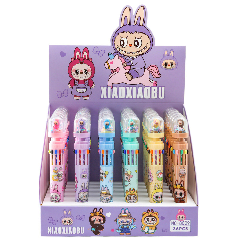 dibujos animados bolígrafo multicolor micro paisaje bolígrafo multicolor bolígrafo estudiantes papelería suministros de estudio comercio exterior transfronterizo al por mayor
