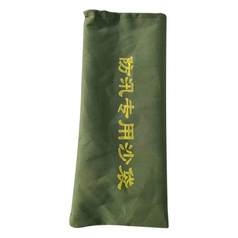 El fabricante suministra sacos de arena de lona con cordón para el control de inundaciones, para la respuesta a desastres, el bloqueo de agua, la prevención de inundaciones y la extinción de incendios. image 1