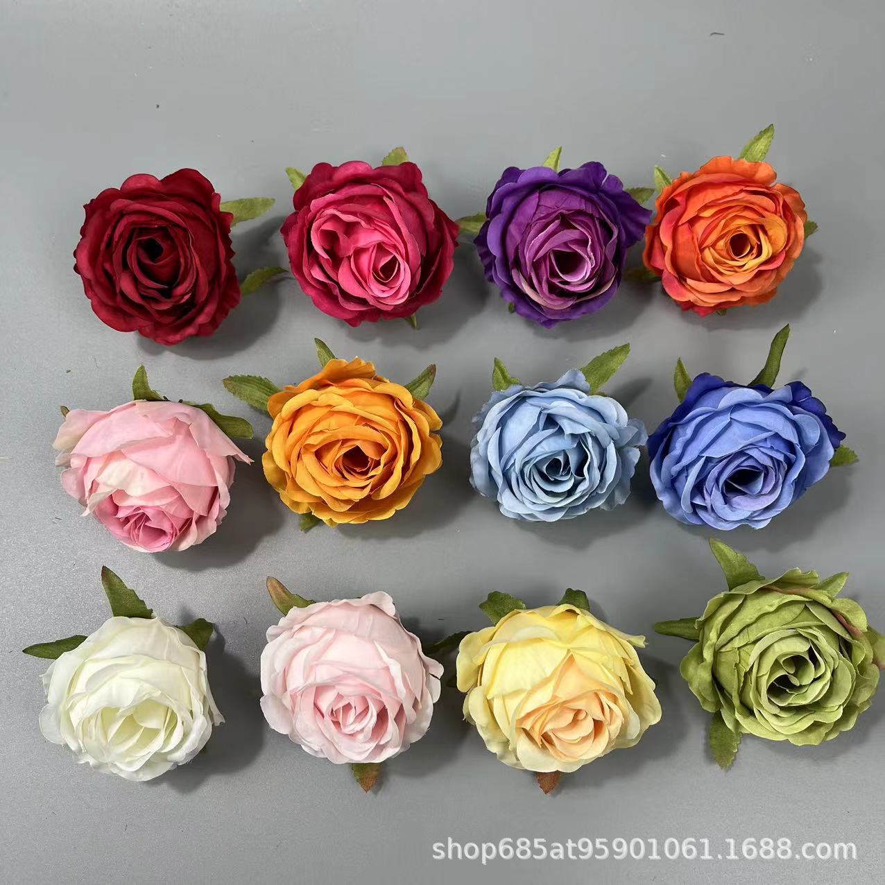 Snow Mountain Rose Simulation Rose head Cross -border hot -selling…