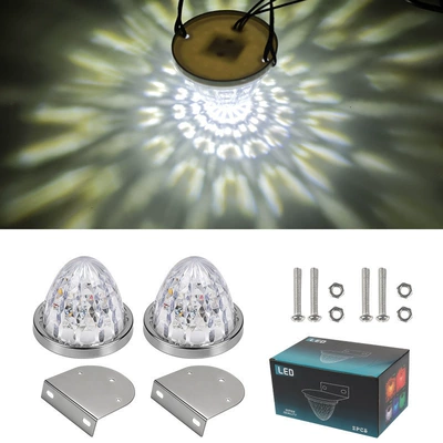 Side Light Width Indicator Light: Gündüz işıqları - 10-30v-always-on-white-pack-of-two-2-brackets