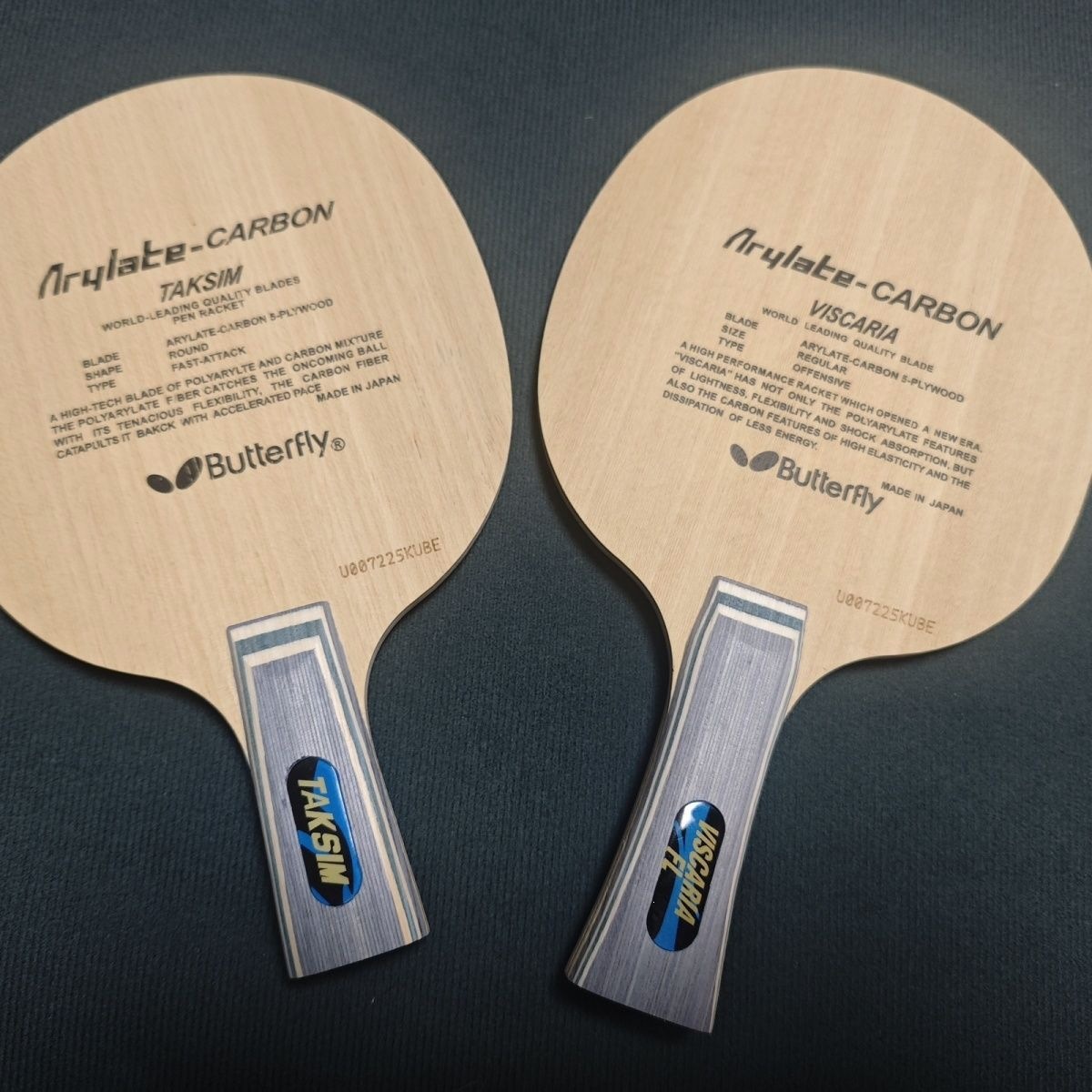 Raquetas de ping-pong Viscalia Taxim Taxim Placa recta nuevo nuevo frijoles verdes Otros