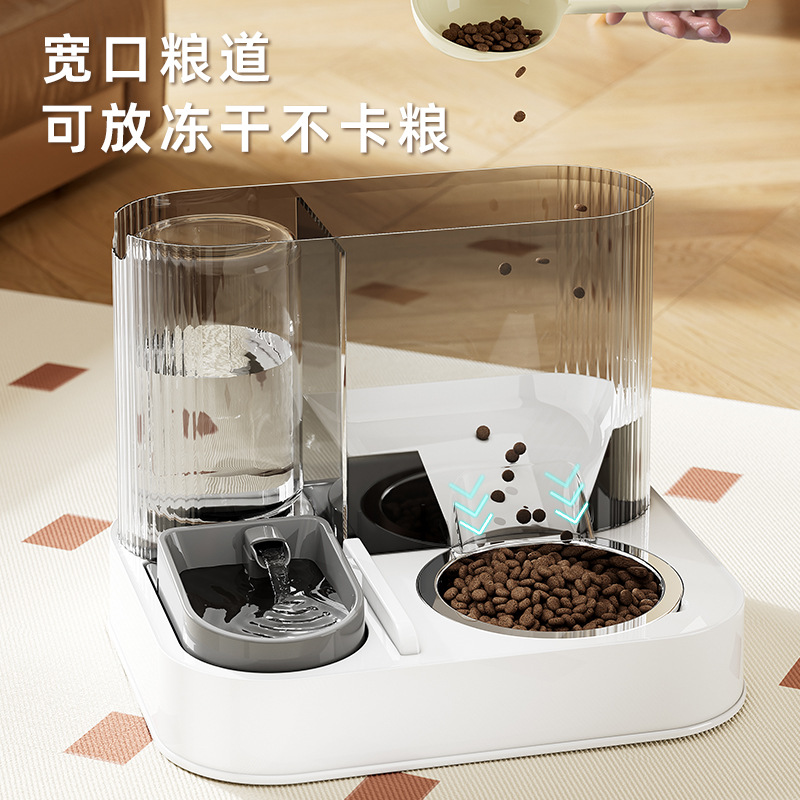 Fabricantes transfronterizos mayoristas de tazón para gatos, tazón para perros, alimento para gatos, alimentador automático de agua potable de acero inoxidable, alimentación automática