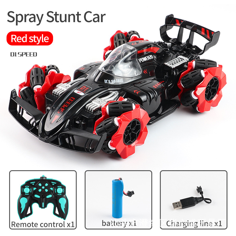 Transfronterizo 1:16 juguete de coche de control remoto para niños venta al por mayor spray drift Stunt tracción en las cuatro ruedas off-road Boy regalo